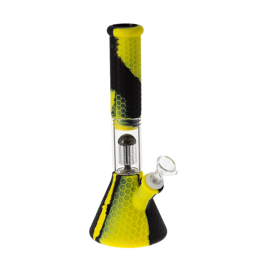 New Wave Silicone Hybrid Beaker Bong Smoking Outlet