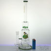 Cylinder, Dome, and Button Showerhead Perc, Triple Chamber Genesis Glass Bong