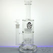 Natural and Double Sprinkler Perc, Diamond Glass Triple Chamber Hypnostate Bong