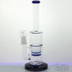 Natural and Honeycomb Perc, Straight Tube Bong