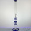 Water Pipe-Straight Bong with 5-Tier Honeycomb Perc