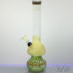 Downstem Perc, Beaker Style Two Tone Feathered Bong
