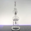 Inline Diffusion and Porcupine Perc, Recycler, Triple Chamber Lookah Glass Water Pipe