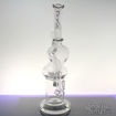 Inline Diffusion and Porcupine Perc, Recycler, Triple Chamber Lookah Glass Water Pipe