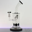 Diamond Glass Water Pipe with 4-Shower head perc