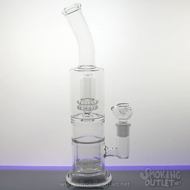 Honeycomb and Dome Perc, Double Chamber Water Pipe