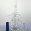 Inline D-Slit Perc, Recycler, Custom Style Diamond Glass Water Pipe