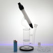 Honeycomb Perc, Angled Tube Telescope Water Pipe