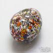 Hand Pipe-Spiral Collage Glass Egg Pipe