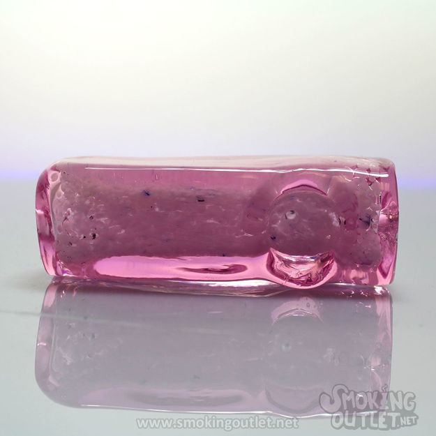 Hand Pipe-Pink Iceberg Glass Spoon Pipe