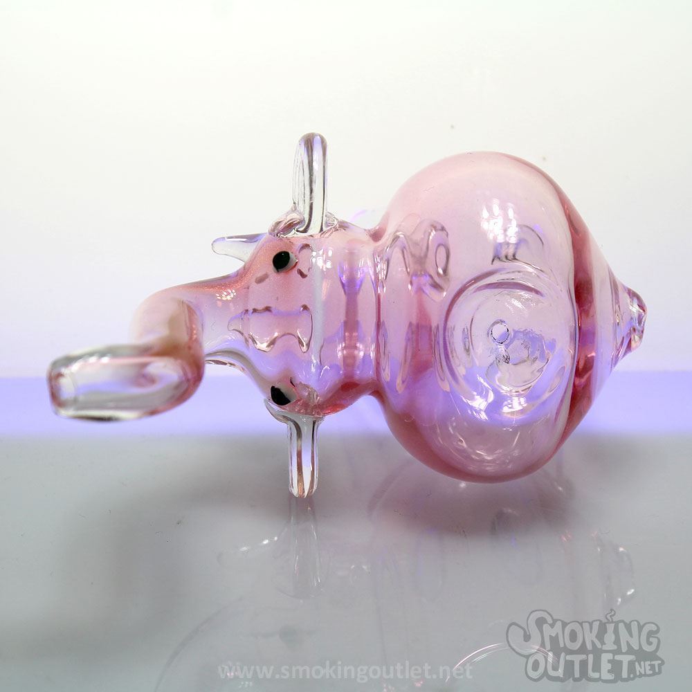 Pink Elephant Glass Pipe Smoking Outlet