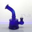 Downstem Perc, Angled Tube Deep Blue Water Pipe