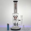 5-Bullet and Showerhead Perc, Double Chamber Lookah Glass Bong