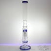Two Bowl Double Chamber with Honeycomb and 12-Arm Tree Perc Water Pipe