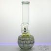 Downstem Perc, Single Chamber Feathered Oxbow Bong