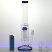 Double Chamber with 4-Arm Tree Perc Water Pipe
