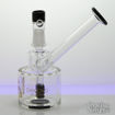 Prism Downstem Perc, Angled Tube Diamond Glass Water Pipe