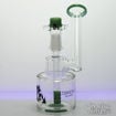 Prism Downstem Perc, Angled Tube Diamond Glass Water Pipe