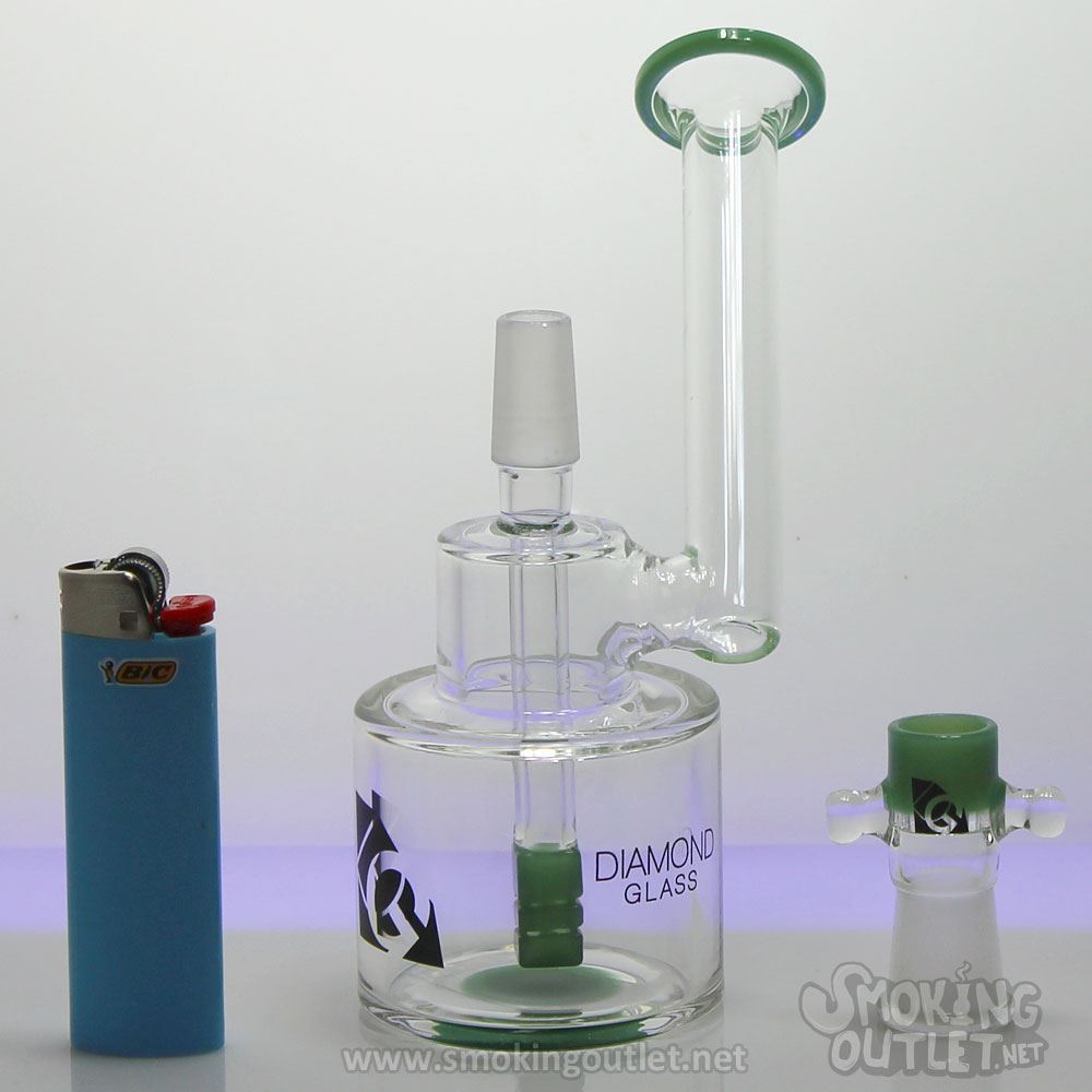Prism Perc Dab Rig by Diamond Glass Smoking Outlet