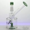 Prism Downstem Perc, Angled Tube Diamond Glass Water Pipe