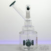 Windmill Showerhead Perc, Single Chamber Diamond Glass Water Pipe