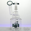 Windmill Showerhead Perc, Single Chamber Diamond Glass Water Pipe