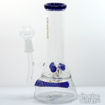 Inline and 4-Button Showerhead Perc, Double Chamber Genesis Glass Bong