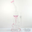 The Bridesmaid: Pink, Honeycomb Perc, Double Chamber Water Pipe w/ Recycler