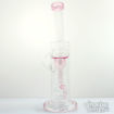 The Bridesmaid: Pink, Honeycomb Perc, Double Chamber Water Pipe w/ Recycler
