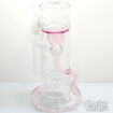 The Bridesmaid: Pink, Honeycomb Perc, Double Chamber Water Pipe w/ Recycler