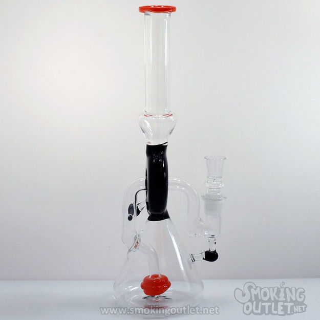 The IQ: Showerhead and Donut Perc Single Chamber Water Pipe