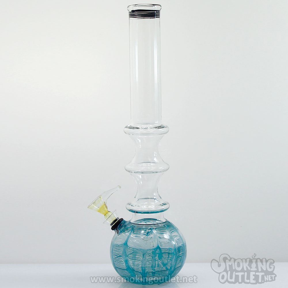 Icing on the Cake: Blue and White Classic Bong | Smoking Outlet