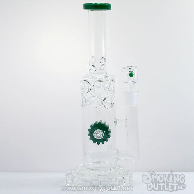 The Water Wheel: w/ Inline Diffuser, Swiss Perc and Ice Pinch