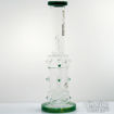 Lookah Glass Platinum Collection: All-Seeing Eye Giant Studded Pipe w/ Ice Pinch