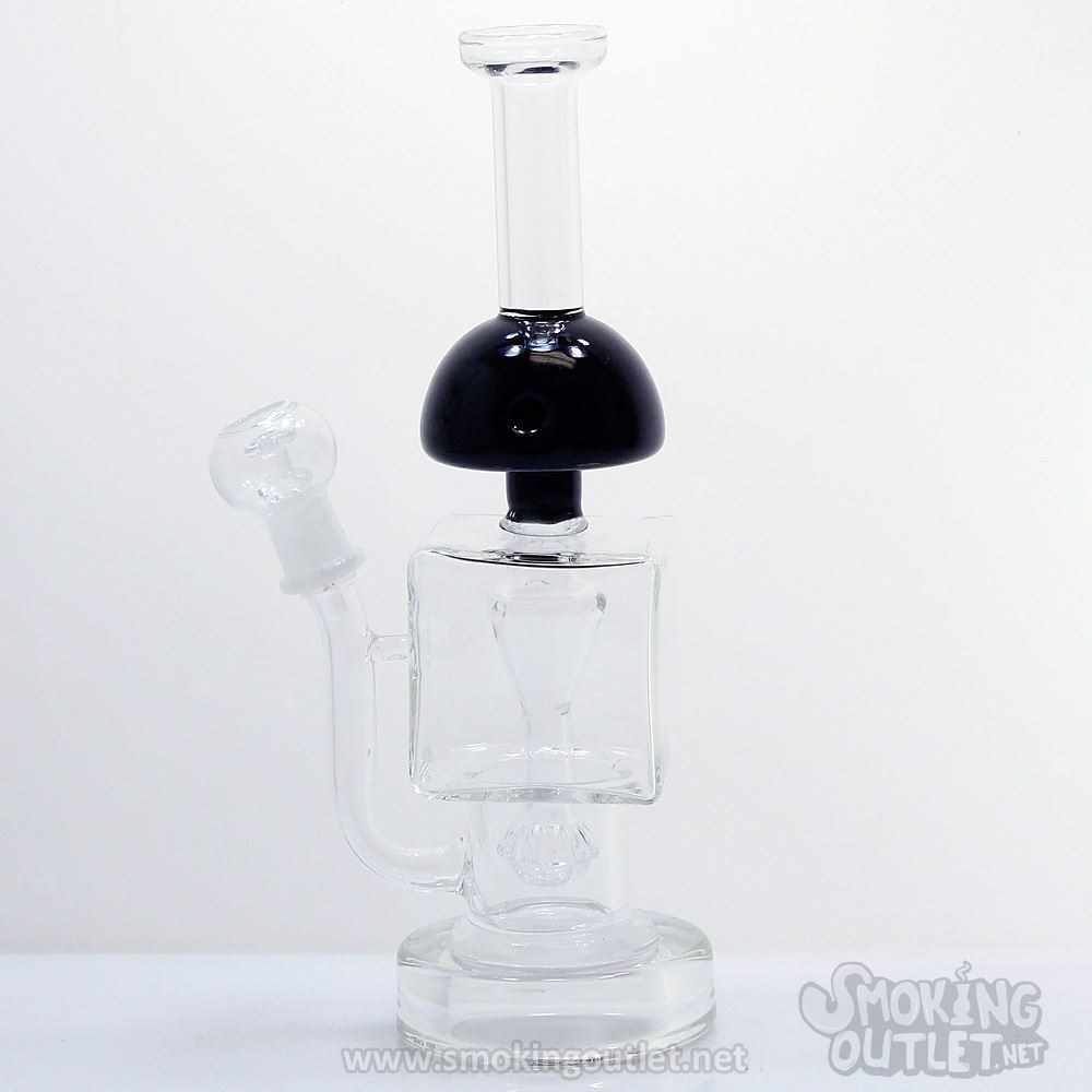 Mushroom and Cube Reverse Perc Dab Rig | Smoking Outlet