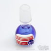 American Flag Male Glass Bowl Piece