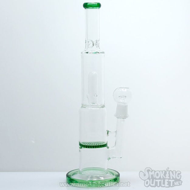 Green Vapor Dome and Nail w/ Honeycomb and Ghost Perc