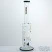 4-Windmill Showerhead and Porcupine Perc, Double Chamber Genesis Glass Bong