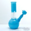 Baby Blue Mini Bong w/ Ghost Perc and Ice Pinch