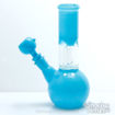 Baby Blue Mini Bong w/ Ghost Perc and Ice Pinch