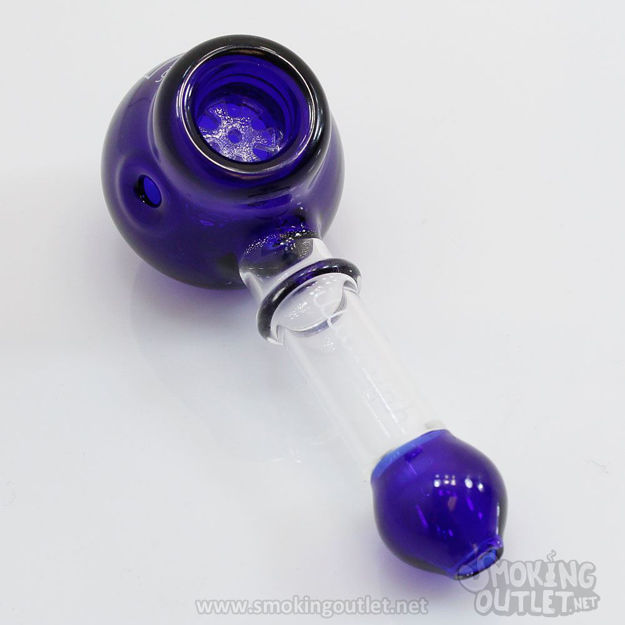 Illadelph Blue Glass Spoon Pipe