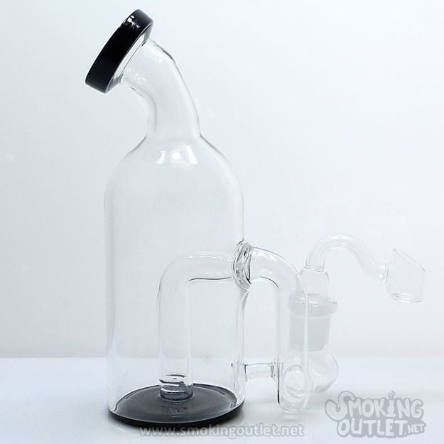 Vintage Bottle: Single Chamber Diffused Stem Water Pipe