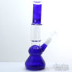 Blue Beaker Bong with 4-Arm Tree Perc and Ice Pinch