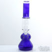 Blue Beaker Bong with 4-Arm Tree Perc and Ice Pinch