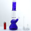 Blue Beaker Bong with 4-Arm Tree Perc and Ice Pinch