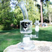 Double Matrix Perc, Double Chamber Diamond Glass Water Pipe