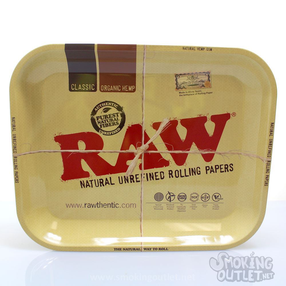 RAW Large Rolling Tray Smoking Outlet