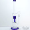 Dab Rig with Large Inverted Showerhead Perc Vapor Dome and Nail 