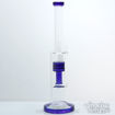 Dab Rig with Large Inverted Showerhead Perc Vapor Dome and Nail 