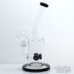 3-Arm Showerhead Disk Perc, Angled Tube Water Pipe